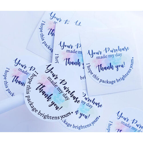 Full Colour Circle Sticker (48mm - White or Clear) Thumbnail