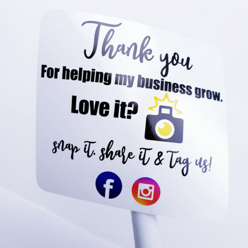 Full Square Sticker (60mm - White or Clear) Thumbnail